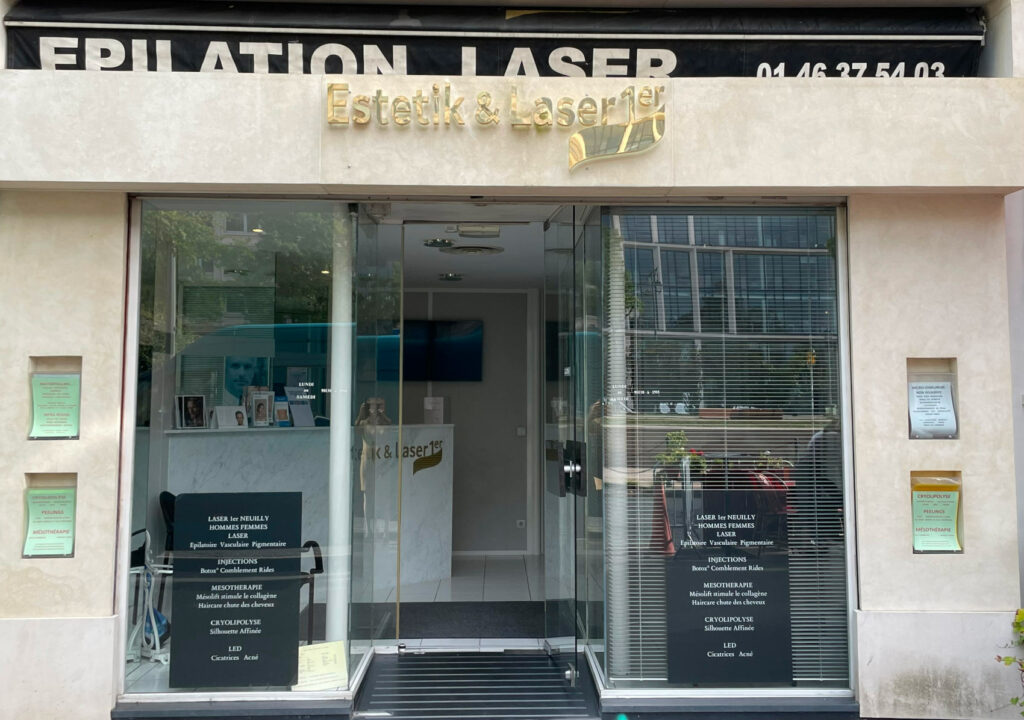 photo facade centre d'injection de botox paris laser1er